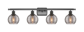 Bathroom Fixtures Four Lights by Innovations ( 405 | 516-4W-OB-G1213-6SM Ballston ) 