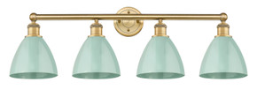 Bathroom Fixtures Four Lights by Innovations ( 405 | 616-4W-BB-MBD-75-SF Edison ) 