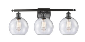 Bathroom Fixtures Three Lights by Innovations ( 405 | 516-3W-OB-G124-8 Ballston ) 