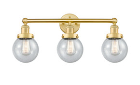 Bathroom Fixtures Three Lights by Innovations ( 405 | 616-3W-SG-G204-6 Edison ) 