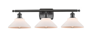Bathroom Fixtures Three Lights by Innovations ( 405 | 516-3W-OB-G131 Ballston ) 