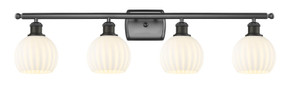 Bathroom Fixtures Four Lights by Innovations ( 405 | 516-4W-OB-G1217-6WV Ballston ) 