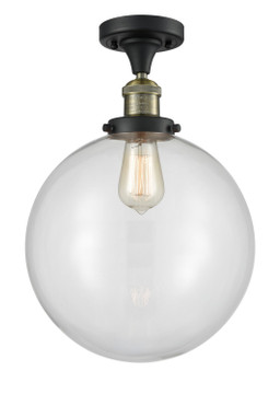 Semi-Flush Mts. Glass Down by Innovations ( 405 | 517-1CH-BAB-G202-12 Franklin Restoration ) 