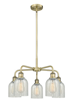 Mid. Chandeliers Glass Down by Innovations ( 405 | 516-5CR-AB-G2511 Ballston ) 