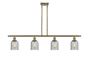 Linear/Island 4 Light + by Innovations ( 405 | 516-4I-AB-G257-LED Ballston ) 