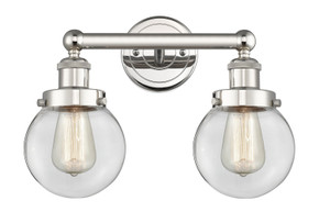 Bathroom Fixtures Two Lights by Innovations ( 405 | 616-2W-PN-G202-6 Edison ) 