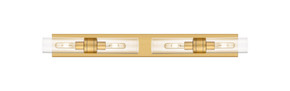 Bathroom Fixtures Cylindrical / Linear by Innovations ( 405 | 617S-4W-BB-G617-8CL Downtown Urban ) 