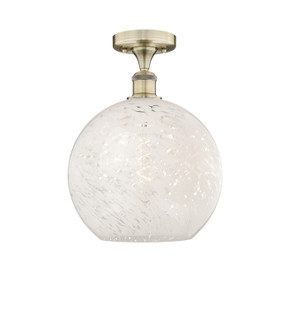 Semi-Flush Mts. Glass Down by Innovations ( 405 | 616-1F-AB-G1216-12WM Edison ) 