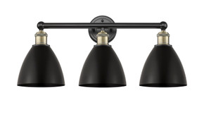 Bathroom Fixtures Three Lights by Innovations ( 405 | 616-3W-BAB-MBD-75-BK Edison ) 