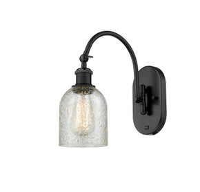 Sconces Single Glass by Innovations ( 405 | 518-1W-BK-G259-LED Ballston ) 
