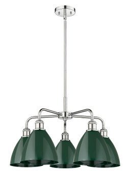 Mid. Chandeliers Metal Shade by Innovations ( 405 | 516-5CR-PC-MBD-75-GR Ballston ) 