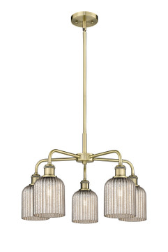 Mid. Chandeliers Glass Down by Innovations ( 405 | 516-5CR-AB-G559-5ME Downtown Urban ) 