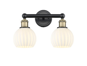 Bathroom Fixtures Two Lights by Innovations ( 405 | 616-2W-BAB-G1217-6WV Edison ) 