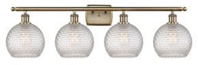 Bathroom Fixtures Four Lights by Innovations ( 405 | 516-4W-AB-G122C-8CL Ballston ) 