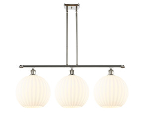 Linear/Island 3 Light Bar by Innovations ( 405 | 516-3I-PN-G1217-12WV Ballston ) 
