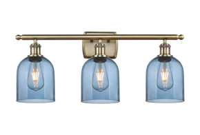 Bathroom Fixtures Three Lights by Innovations ( 405 | 516-3W-AB-G558-6BL Ballston ) 