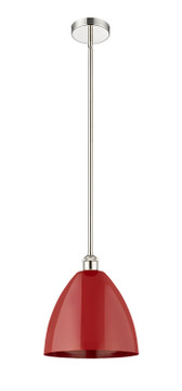 Mini Pendants Metal Shade by Innovations ( 405 | 616-1S-PN-MBD-12-RD Edison ) 