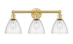 Bathroom Fixtures Three Lights by Innovations ( 405 | 616-3W-SG-GBD-754 Edison ) 