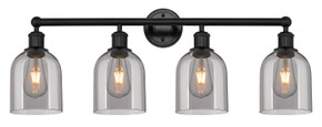 Bathroom Fixtures Four Lights by Innovations ( 405 | 616-4W-BK-G558-6SM Edison ) 