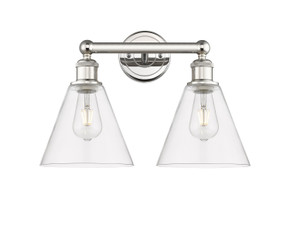 Bathroom Fixtures Two Lights by Innovations ( 405 | 616-2W-PN-GBC-82 Edison ) 