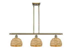 Linear/Island 3 Light Bar by Innovations ( 405 | 516-3I-AB-RBD-8-NAT Ballston ) 