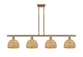 Linear/Island 4 Light + by Innovations ( 405 | 516-4I-BB-RBD-8-NAT Ballston ) 