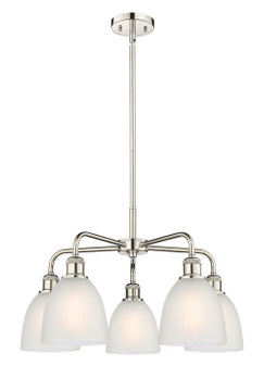 Mid. Chandeliers Glass Down by Innovations ( 405 | 516-5CR-PN-G381 Ballston ) 