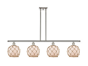 Linear/Island 4 Light + by Innovations ( 405 | 516-4I-PN-G121-8RB-LED Ballston ) 