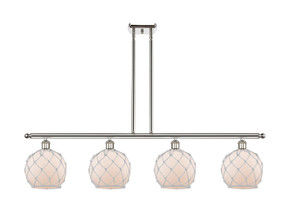 Linear/Island 4 Light + by Innovations ( 405 | 516-4I-PN-G121-8RW-LED Ballston ) 