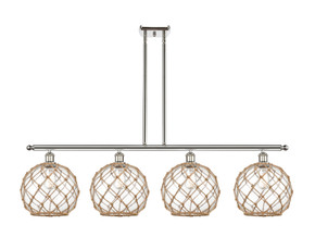 Linear/Island 4 Light + by Innovations ( 405 | 516-4I-PN-G122-10RB-LED Ballston ) 
