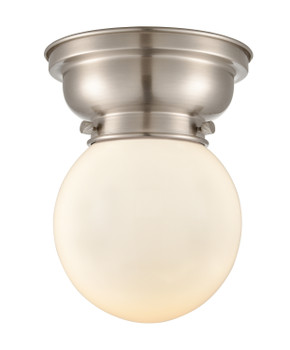 Flush Mounts Glass Down by Innovations ( 405 | 623-1F-SN-G201-6-LED Franklin Restoration ) 