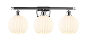 Bathroom Fixtures Three Lights by Innovations ( 405 | 516-3W-PC-G1217-8WV Ballston ) 