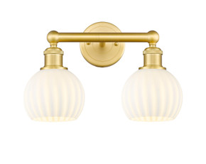 Bathroom Fixtures Two Lights by Innovations ( 405 | 616-2W-SG-G1217-6WV Edison ) 