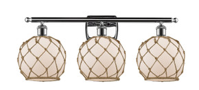 Bathroom Fixtures Three Lights by Innovations ( 405 | 516-3W-PC-G121-8RB Ballston ) 