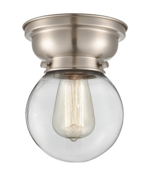 Flush Mounts Glass Down by Innovations ( 405 | 623-1F-SN-G202-6-LED Franklin Restoration ) 