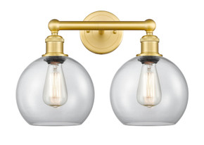 Bathroom Fixtures Two Lights by Innovations ( 405 | 616-2W-SG-G122-8 Edison ) 