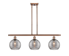 Linear/Island 3 Light Bar by Innovations ( 405 | 516-3I-AC-G1213-8SM Ballston ) 