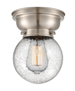 Flush Mounts Glass Down by Innovations ( 405 | 623-1F-SN-G204-6-LED Franklin Restoration ) 
