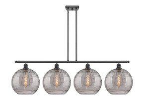 Linear/Island 4 Light + by Innovations ( 405 | 516-4I-BK-G1213-12SM Ballston ) 