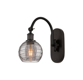 Sconces Single Glass by Innovations ( 405 | 518-1W-OB-G1213-6SM Ballston ) 