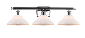 Bathroom Fixtures Three Lights by Innovations ( 405 | 516-3W-PC-G131-LED Ballston ) 