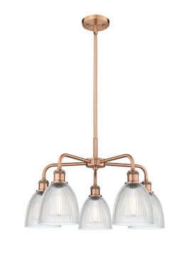 Mid. Chandeliers Glass Down by Innovations ( 405 | 516-5CR-AC-G382 Ballston ) 