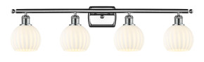 Bathroom Fixtures Four Lights by Innovations ( 405 | 516-4W-PC-G1217-6WV Ballston ) 