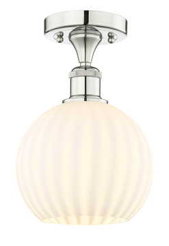 Semi-Flush Mts. Glass Down by Innovations ( 405 | 616-1F-PN-G1217-8WV Edison ) 