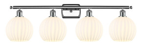 Bathroom Fixtures Four Lights by Innovations ( 405 | 516-4W-PC-G1217-8WV Ballston ) 