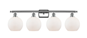 Bathroom Fixtures Four Lights by Innovations ( 405 | 516-4W-PC-G121-8 Ballston ) 