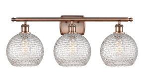 Bathroom Fixtures Three Lights by Innovations ( 405 | 516-3W-AC-G122C-8CL Ballston ) 