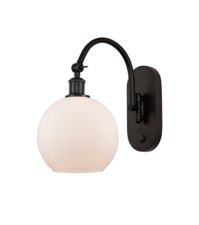 Sconces Single Glass by Innovations ( 405 | 518-1W-OB-G121-8-LED Ballston ) 