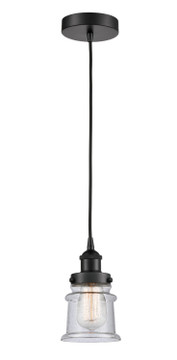 Mini Pendants Glass Down by Innovations ( 405 | 616-1PH-BK-G184S Edison ) 