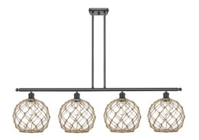 Linear/Island 4 Light + by Innovations ( 405 | 516-4I-BK-G122-10RB Ballston ) 